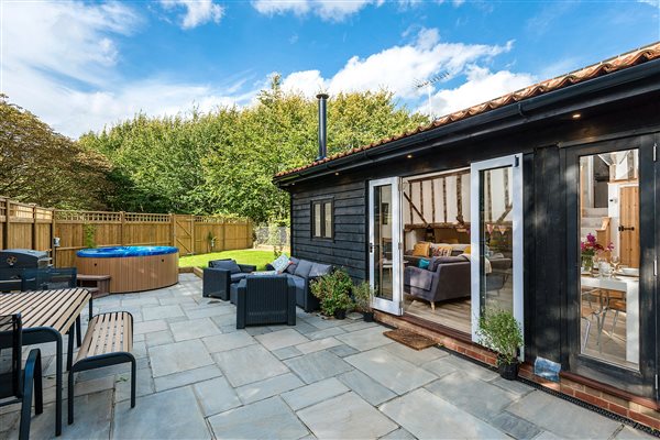 HAYLOFT GARDEN PATIO VIEW